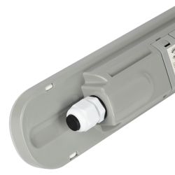 Аварийный линейный светодиодный светильник ЭРА SPP-202-0-65K-EL36 36Вт 6500K IP65 1200 с БАП 1 час матовый | Линейные светодиодные светильники IP65