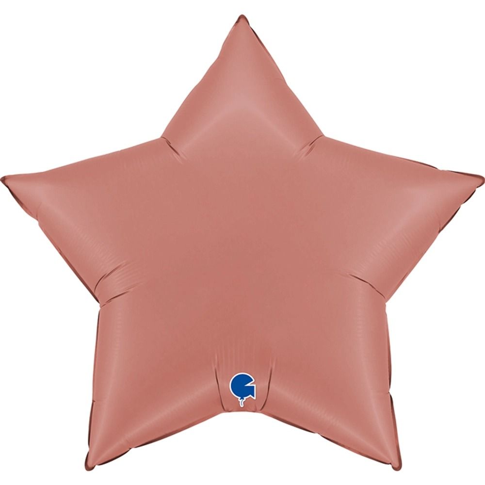 Звезда Розовое Золото Сатин 36"