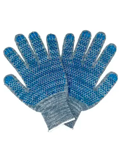 Трикотажные перчатки с ПВХ ПРОМПЕРЧАТКИ 5 нитей, 10 класс