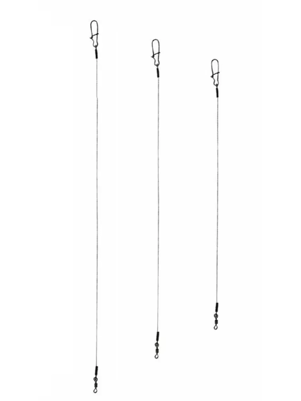 Поводки для рыбалкм титан 20,0кг 15-20-25см (2упк. по 21шт.)