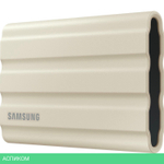 Внешний накопитель Samsung T7 Shield 2TB бежевый (MU-PE2T0K/WW)