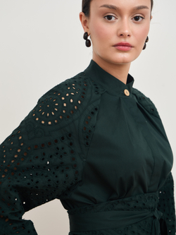 Платье кимоно ажурное