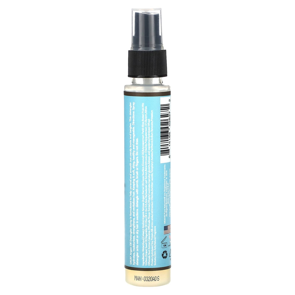Okay Pure Naturals, Спрей с арганой для расчесывания волос, 59 мл (2 жидк. унц.)