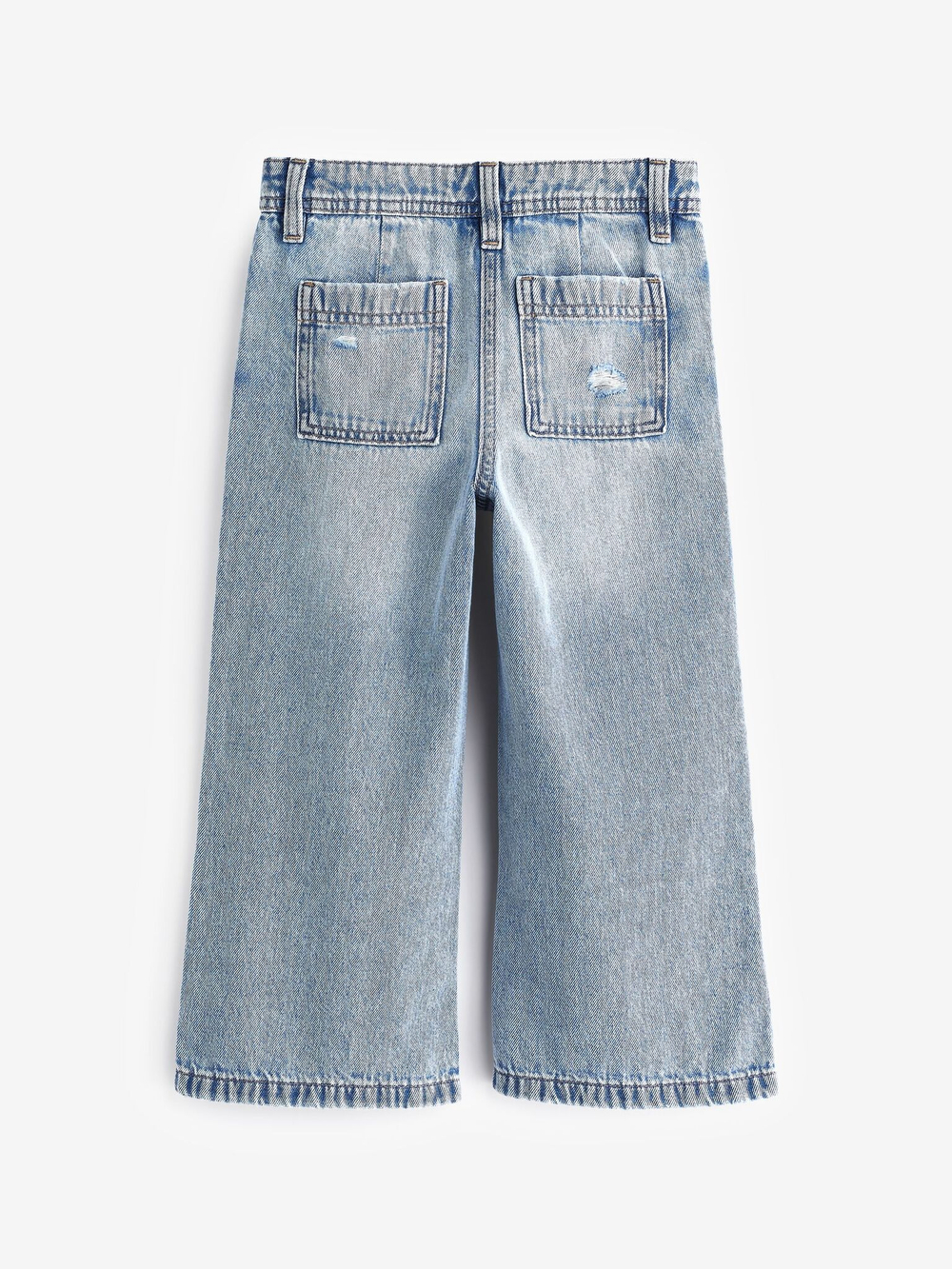 Джинсы широкие для девочки Next N63-551, Голубой