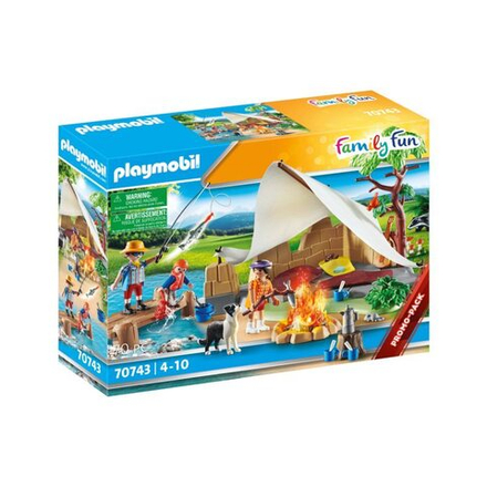 Playmobil - Семейный кемпинговый набор с палаткой 70743