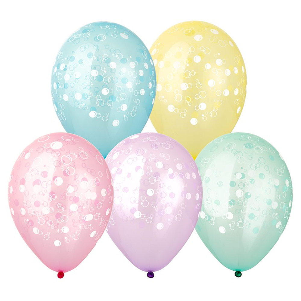 Шар латексный 35см Мыльные пузыри (Ассорти)