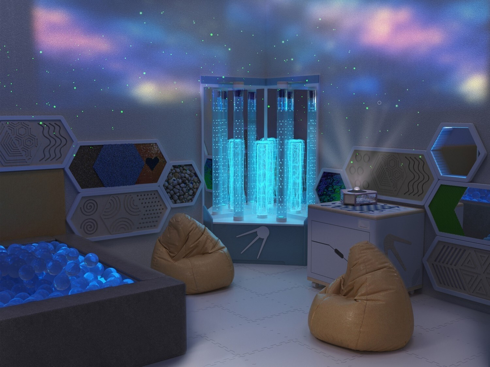 Комплект оборудования для сенсорной комнаты 20 м²