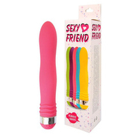 Розовый эргономичный вибратор 17,5см Bior Toys Sexy Friend SF-70232-6