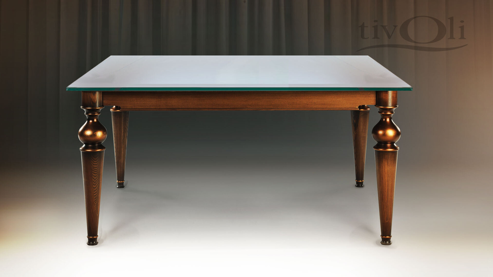 Стол «Маркиз» со стеклянной столешницей