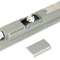 Аварийный линейный светодиодный светильник ЭРА SPP-202-0-40K-EL36 36Вт 4000K IP65 1200 с БАП 1 час матовый | Линейные светодиодные светильники IP65