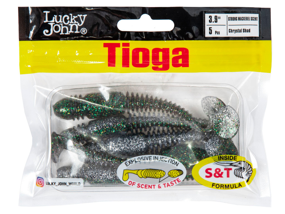 Виброхвосты съедоб. искусст. LJ Pro Series TIOGA 3.9in (10.00)/Z11 5шт.