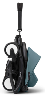 Коляска Stokke YOYO3 Newborn Pack рама чёрная Black 2 в 1 Aqua