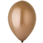 Шар латексный Металлик 25 см (Коричневый)