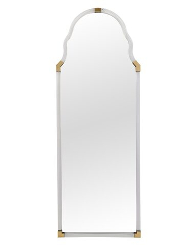 Золотое зеркало в полный рост “Поллок”