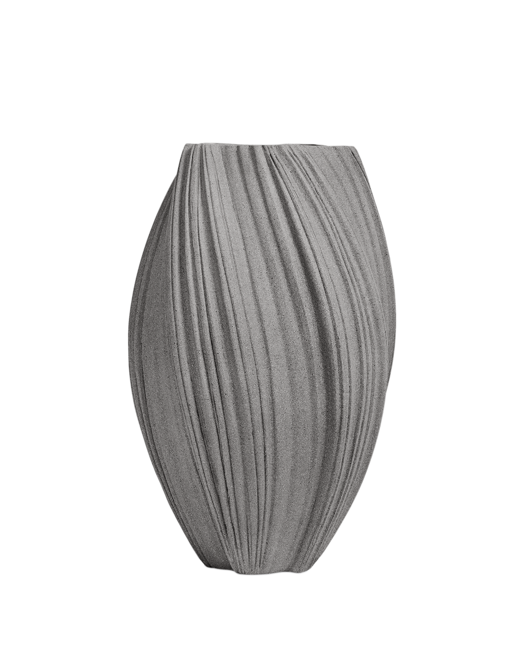 Кашпо-ваза TREEZ Effectory Dune Высокая дизайн-ваза Дымчато-серый песок д-60 см, в-105 см 1/1