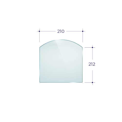 Стекло Везувий SV-05 (0,210х0,212) Арка