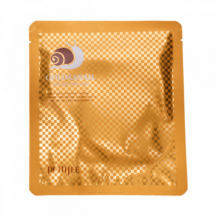 Гидрогелевая маска для лица с муцином улитки Petitfee Gold & Snail Hydrogel Mask Pack 32 г