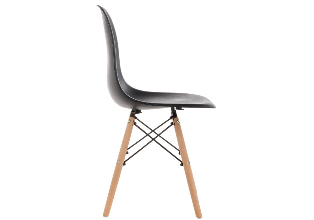 Пластиковый стул Eames PC-015 черный