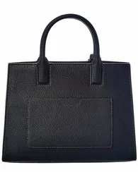Кожаная сумка Burberry Mini Frances черный