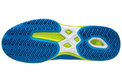 Мужские кроссовки для Падел Mizuno Wave Exceed Light Padel - peace blue/acid lime/white