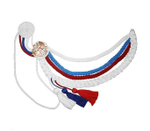 Аксельбант ДМБ цветной кисти