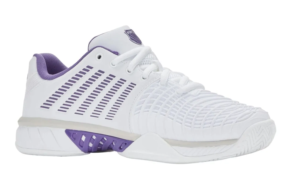 Женские Кроссовки теннисные K-Swiss Express Light 3 - white/purple haze/lunar rock