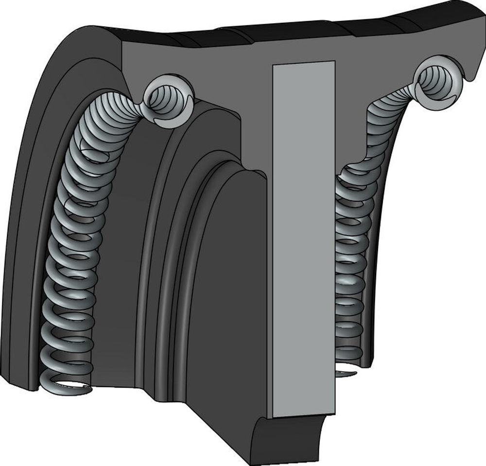 A124-080 Поршневое уплотнение 80-12-30