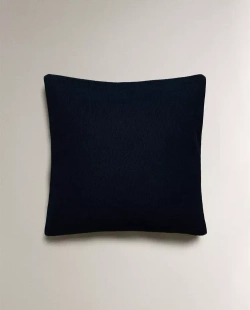 ZARA HOME ОДНОТОННЫЙ ЧЕХОЛ НА ПОДУШКУ, СИНИЙ