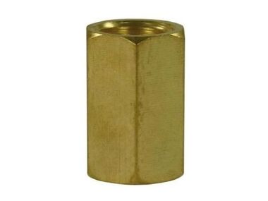 Переходник 1/4внут - 1/4внут, 400bar, латунь (R+M 51830)