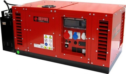 Генератор бензиновый EUROPOWER EPS 12000 TE трехфазный, в кожухе 990001213