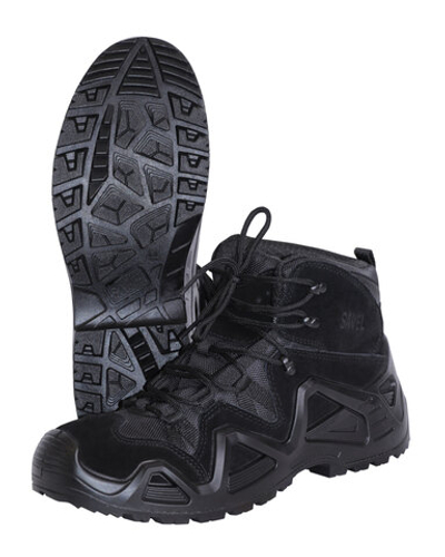 Ботинки  замша (черные)