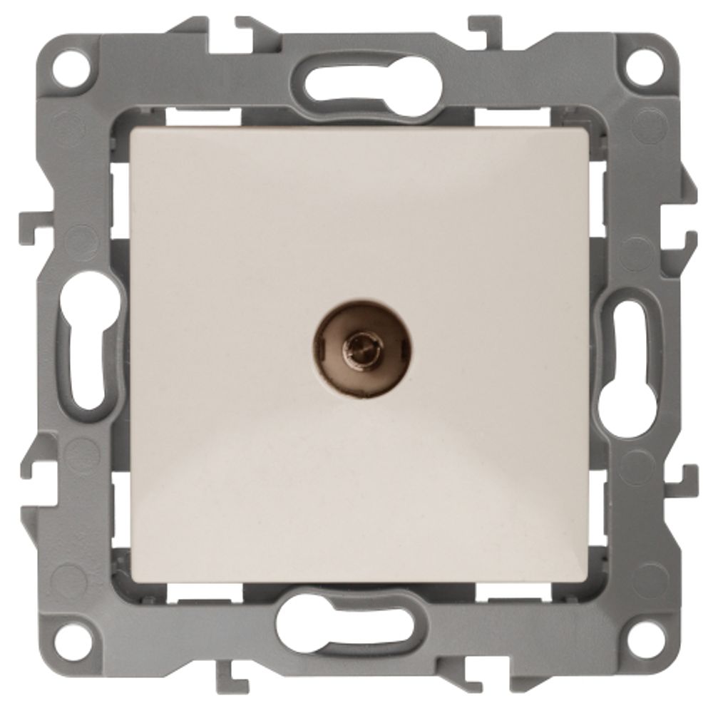 12-3101-02 ЭРА Розетка TV одиночная, IP20, Эра12, слоновая кость