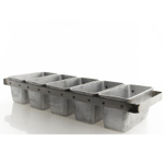 Форма хлебная 5Л10 с ручками, 600*215*105мм