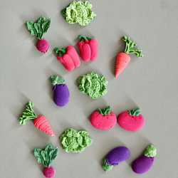 Молд силиконовый "Овощной микс"