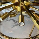 Люстра на штанге Imperiumloft RH MARAIS ROUND CHANDELIER 228942-22