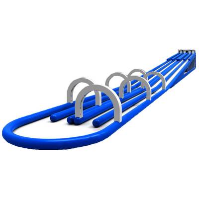 Надувная прямая водная горка «Серфер» 50*7,2*7 м