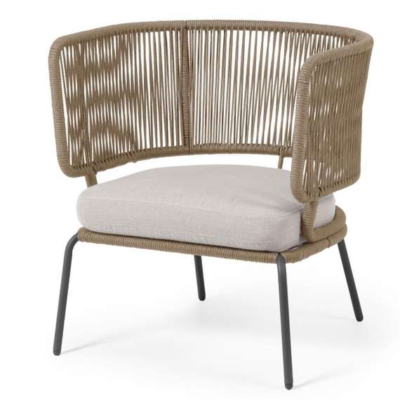 Кресло Nadin бежевое