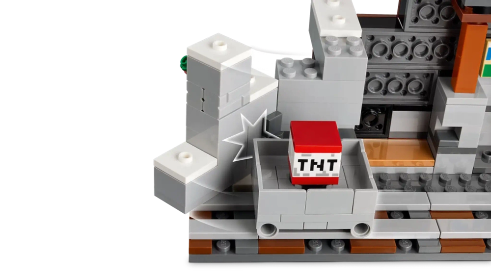 Конструктор LEGO Minecraft 21277 Шахта с киркой