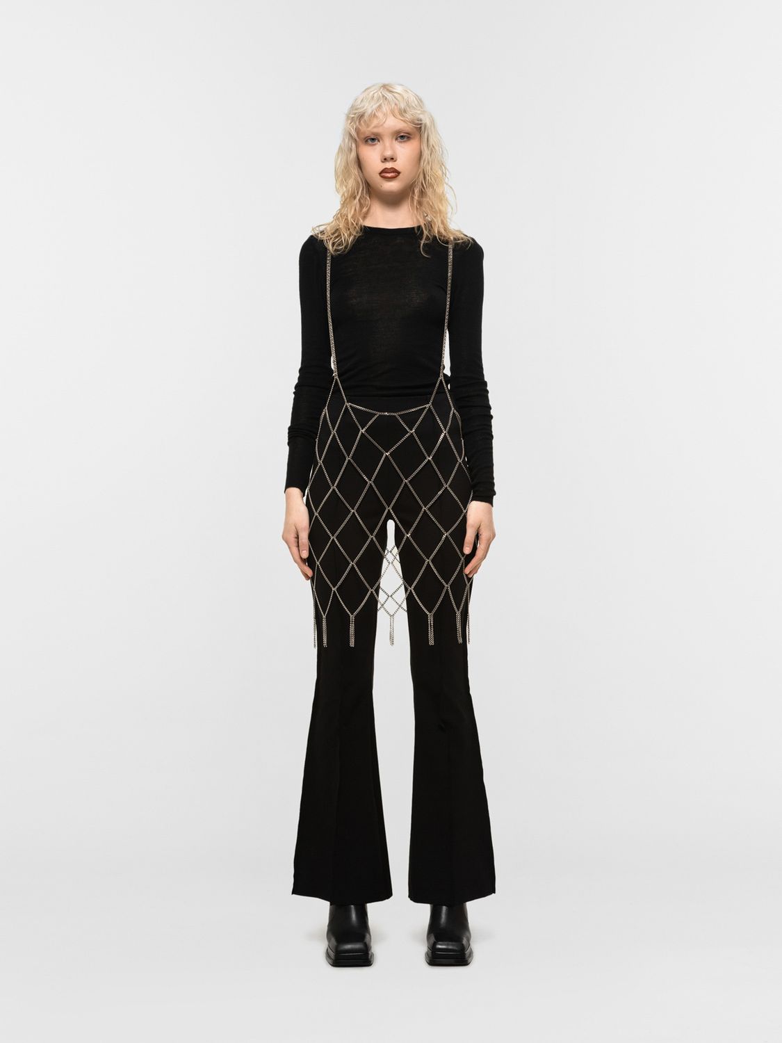 ЮБКА "FISHNET WITH STRAPS".