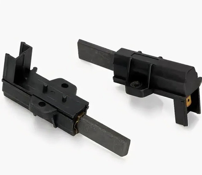 Две щетки двигателя стиральной машины 5x13.5x32 мм В цветном корпусе КРЕПЕЖ ПАРАЛЛЕЛЬНО Indesit, LG, Whirlpool, Samsung, (комплект 2 шт.)