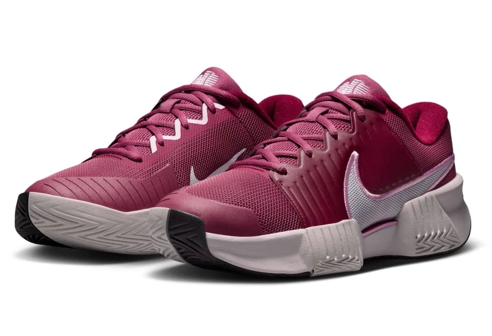 Женские теннисные кроссовки Nike Zoom GP Challenge Pro - team red/white/vast grey/black