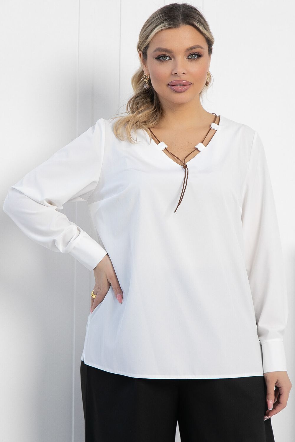 Блуза Свободный вечер (айвори) Б12796-15М LT Collection