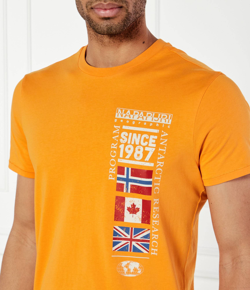 Футболка S-TURIN Napapijri - оранжевый(NP0A4HQG)