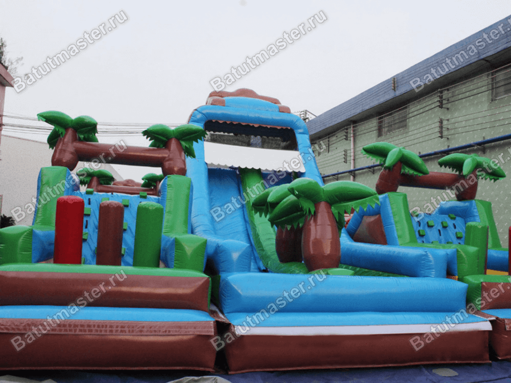 Надувной батут "Дикие джунгли"