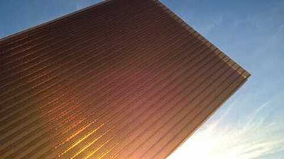 Поликарбонат бронза 2,1х6мх6мм Sotalight 0,9кг/м2