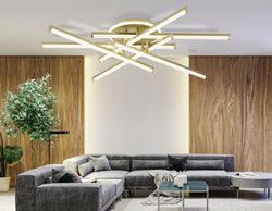 Ambrella Потолочный светодиодный светильник с пультом LineTech FL6254