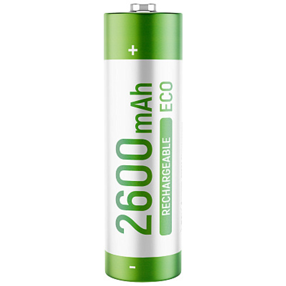 Аккумулятор Energy Eco NIMH-2600-HR6/2B (АА) (2шт на блистере) (104989)