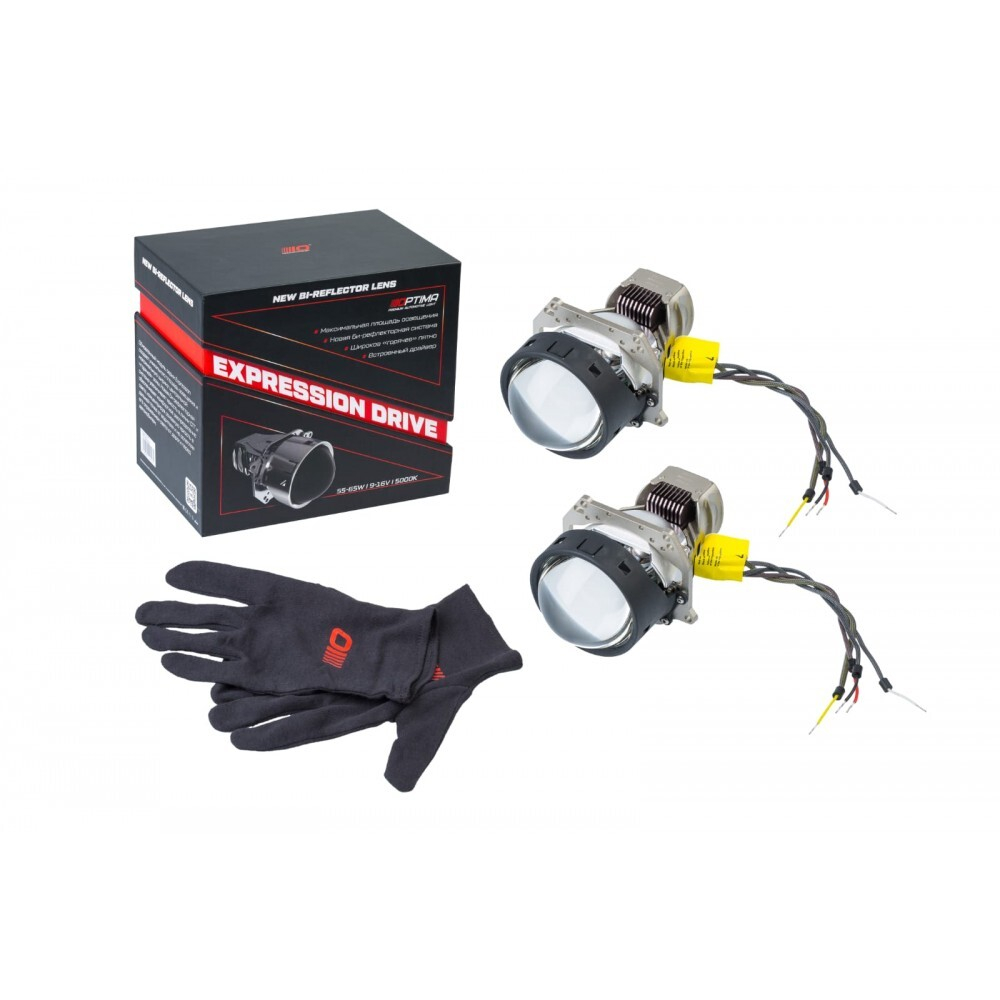 Optima Bi-LED Lens Expression Drive 3.0" 5000К 12V