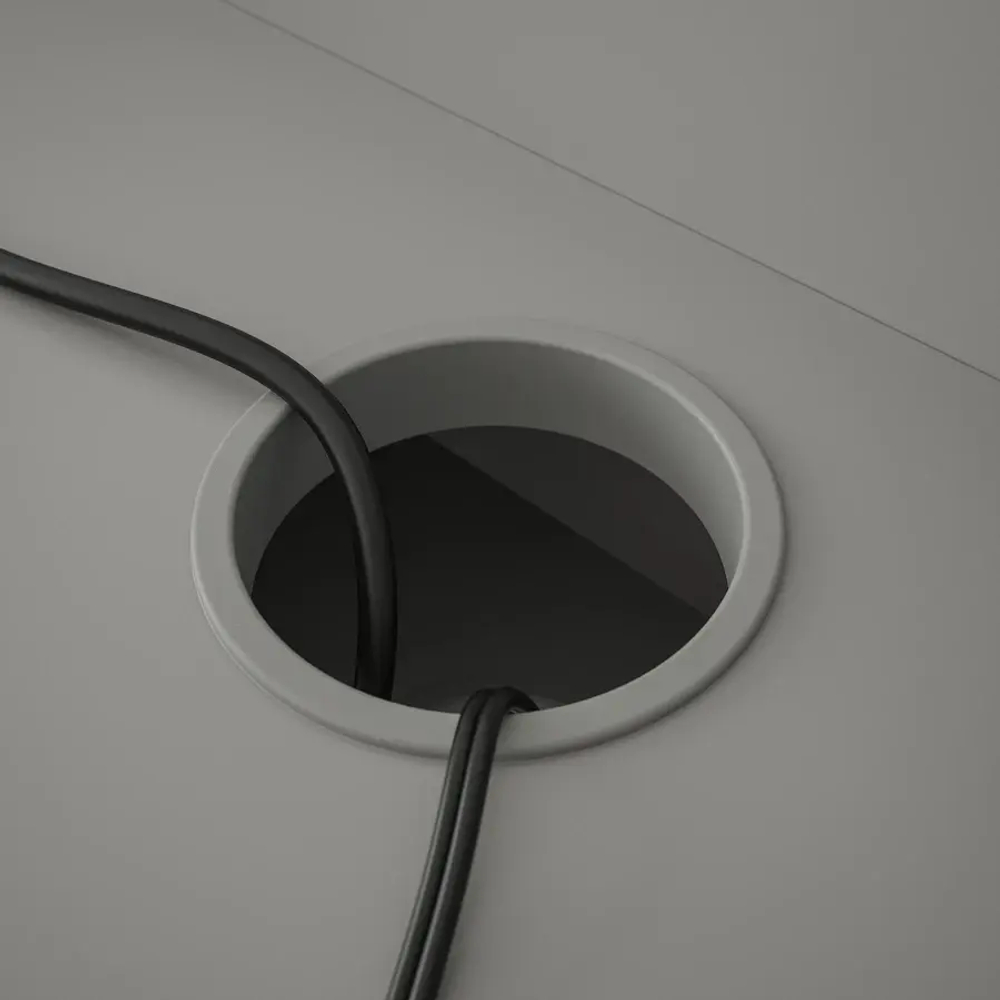 Письменный стол - IKEA HAUGA, 100х45.3 см, серый, ХАУГА ИКЕА