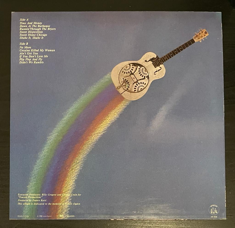 Bill Gregory- It's A Bluesy Day (Италия 1980г.)